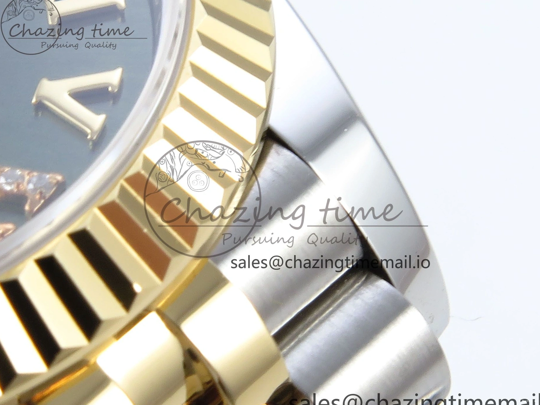 1221 DateJust 31 278273 ARF 1:1 Best Edition 904L Steel Green Roman Diamonds Dial on SS YG Jubilee Bracelet ETA Flexible 572